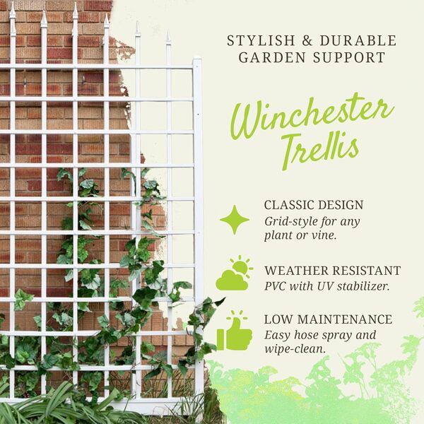 Dura-Trel 11174 Treillis Winchester Blanc
