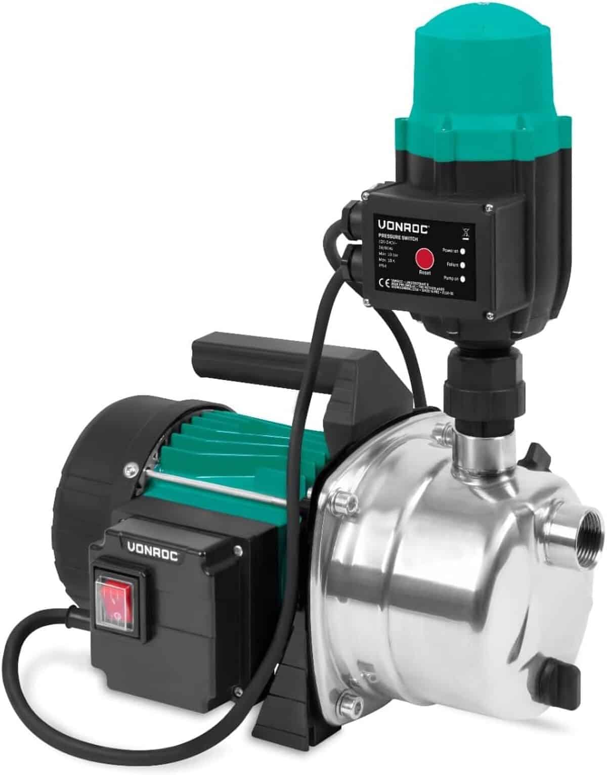 Test de la pompe à eau automatique VONROC 1000W : performance et puissance