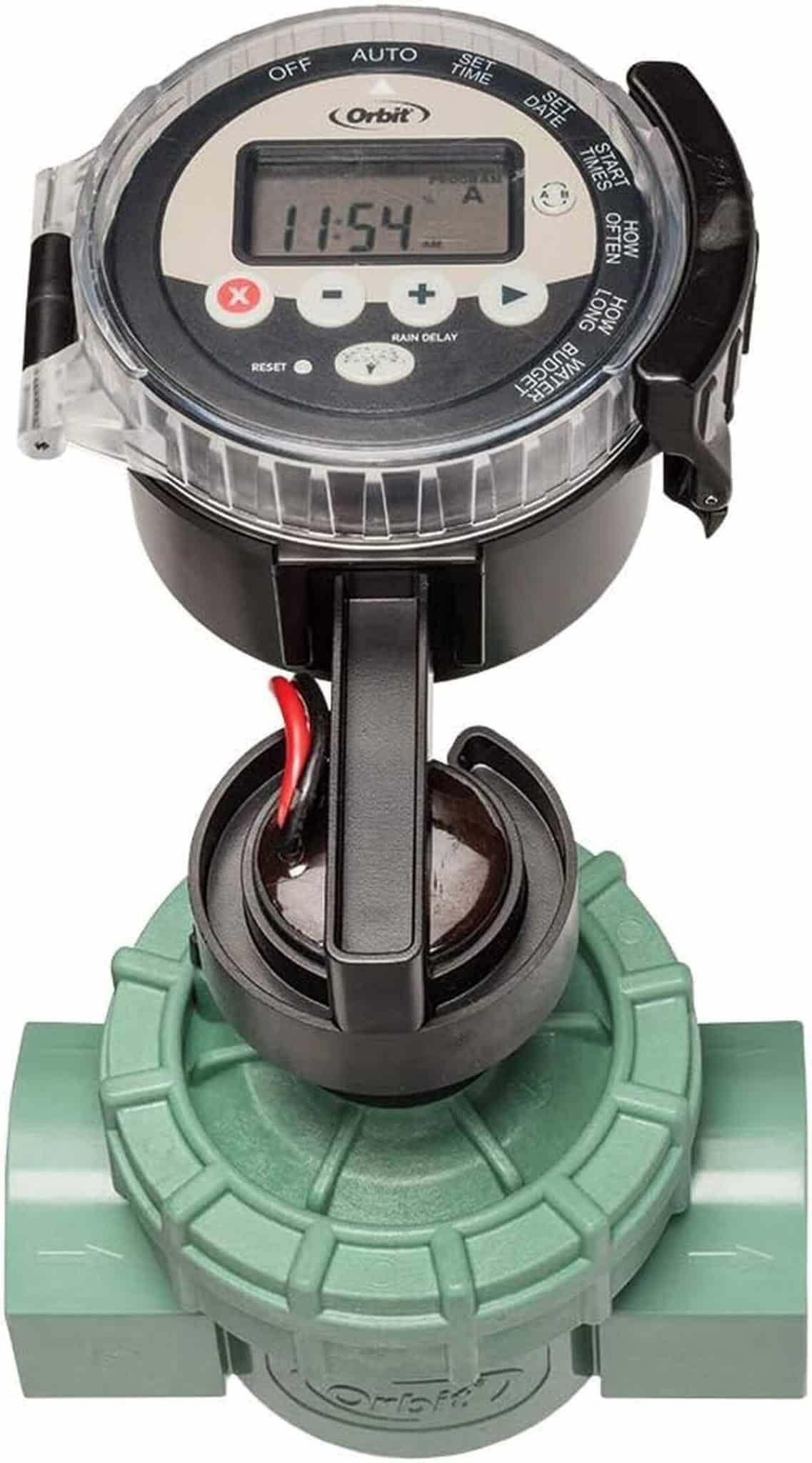 Test du programmateur d'arrosage à pile avec vanne Orbit 57860