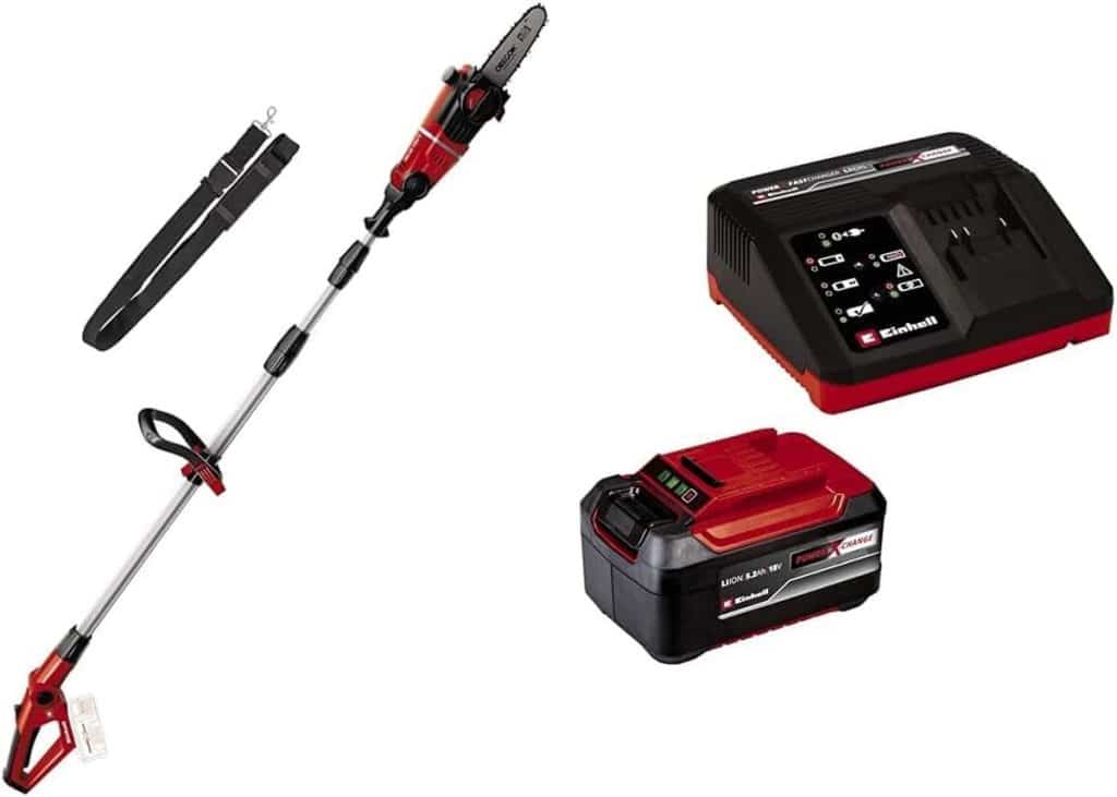 Test : élagueuse sur perche Einhell GE-LC 18 Li T-Solo 18 V
