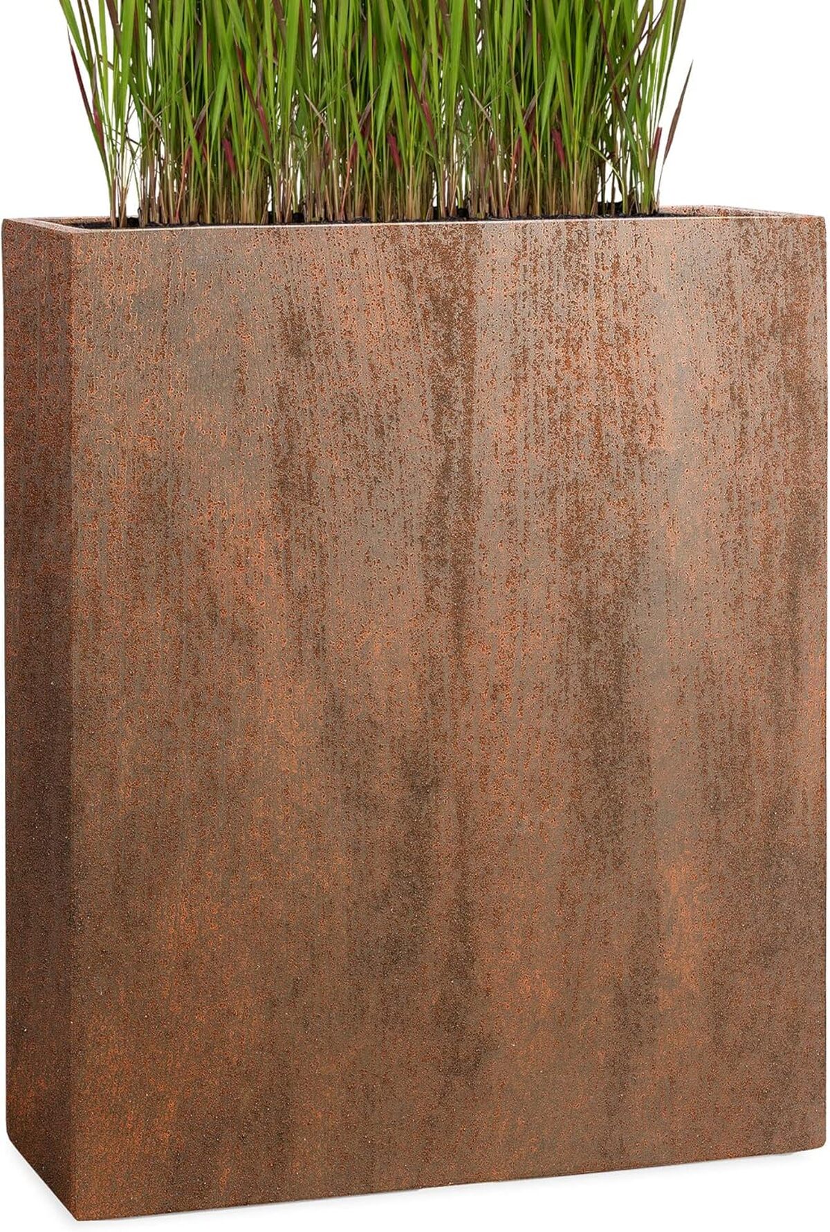 Test Pflanzwerk® pot Divider : jardinière brun roux résistante au gel