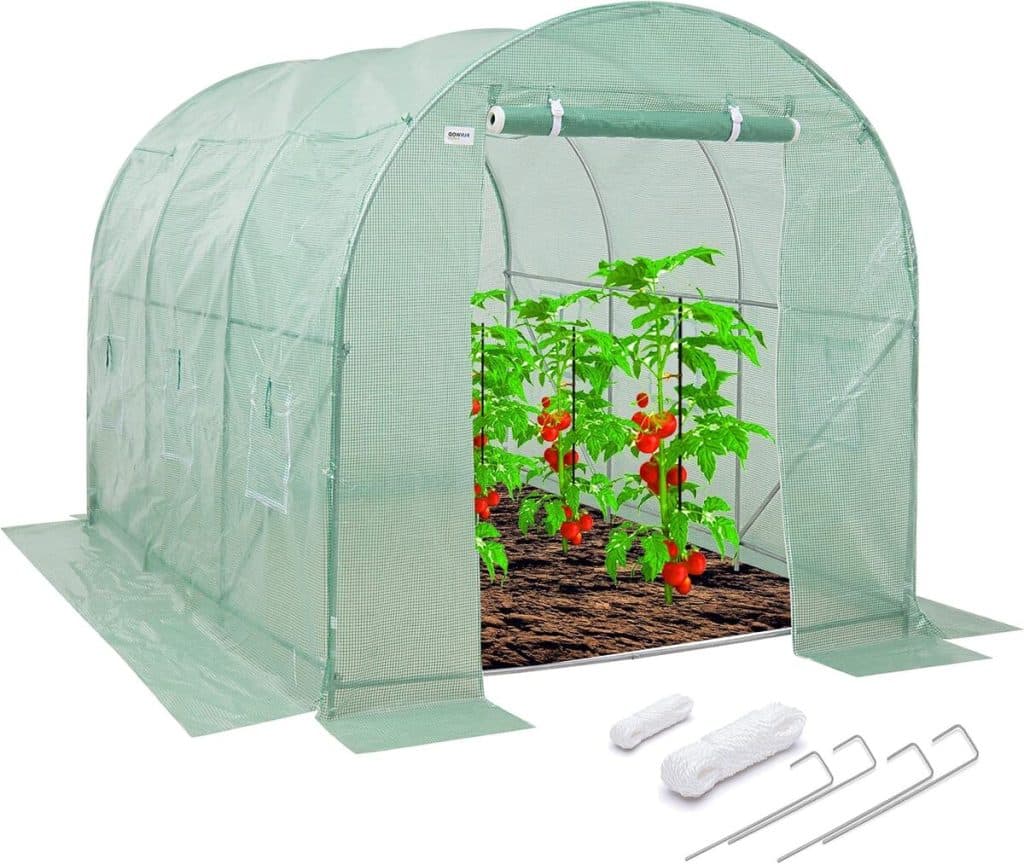 Test : serre Kanwod avec base acier 6 m² résistante hiver