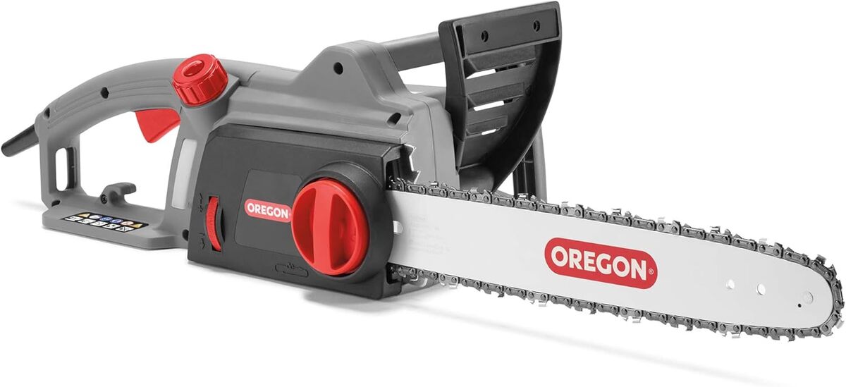 Test : tronçonneuse électrique Oregon CS1200 1800W, performances et sécurité