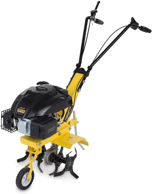 POWERPLUS 10263 - Motobineuse Thermique - 2200 W/ 140 cc - Moteur 4 Temps - Poignée Ajustable