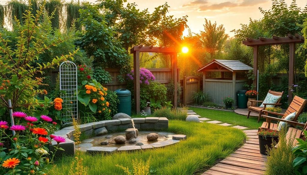 Idées créatives pour un jardin écologique et économique