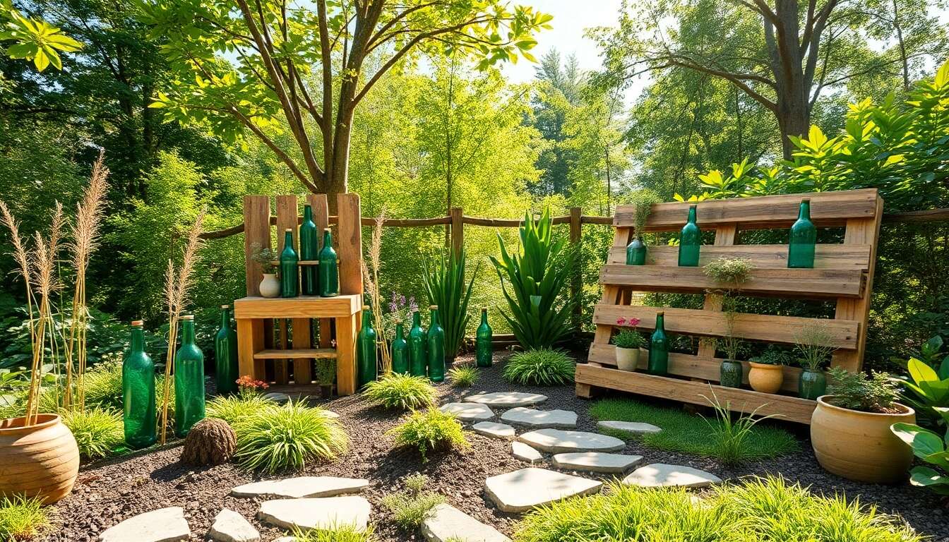 Utiliser des mat&eacute;riaux recycl&eacute;s pour une d&eacute;coration &eacute;cologique