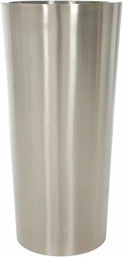 Avis sur le bac à fleurs VIVANNO Rondo en acier inoxydable 90x45 cm