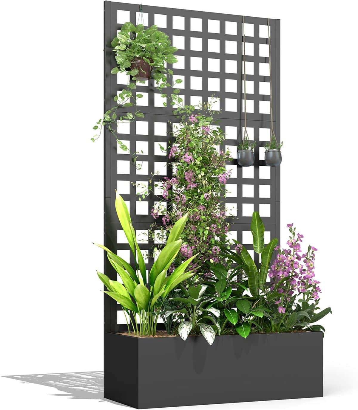 Test de la jardinière avec treillis Outsunny : modularité et design pour votre jardin