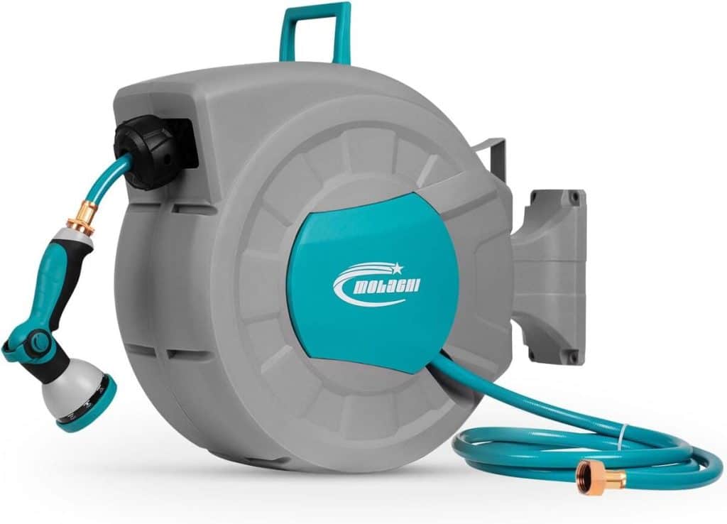 Test : enrouleur de tuyau MOLACHI rétractable et polyvalent