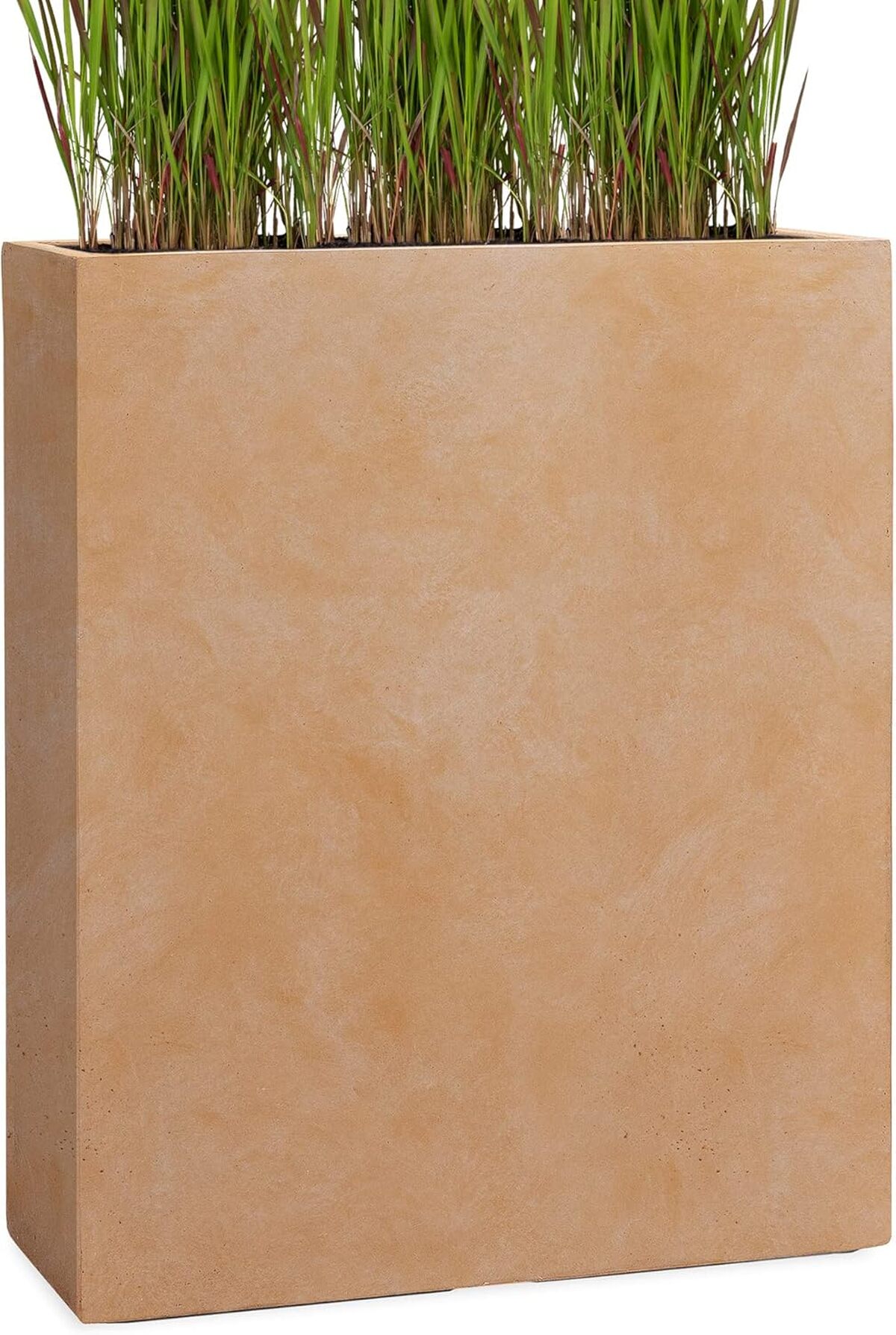 Test Pflanzwerk : jardinière Divider en fibre de verre, terre cuite 92x80x30 cm