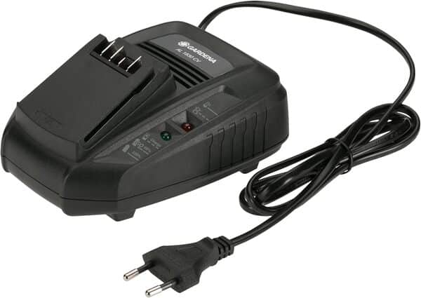 Gardena Starter kit P4A 2 x PBA 18V/45 + AL 1830 CV : Pour tous les appareils courant Power For All, temps de charge de 60 minutes, fonction Ready to Go, 2,5 Ah (14907-20) [Classe énergétique A]