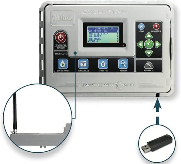 Toro Programmateur Intérieur De 4 à 16 stations – Avec une interface intuitive et des options Exclusives de contrôle intelligent, le nouveau Toro® EvolutionTM est le choix idéal pour une utilisation domestique et les entreprises de taille mineure - [Classe énergétique A]