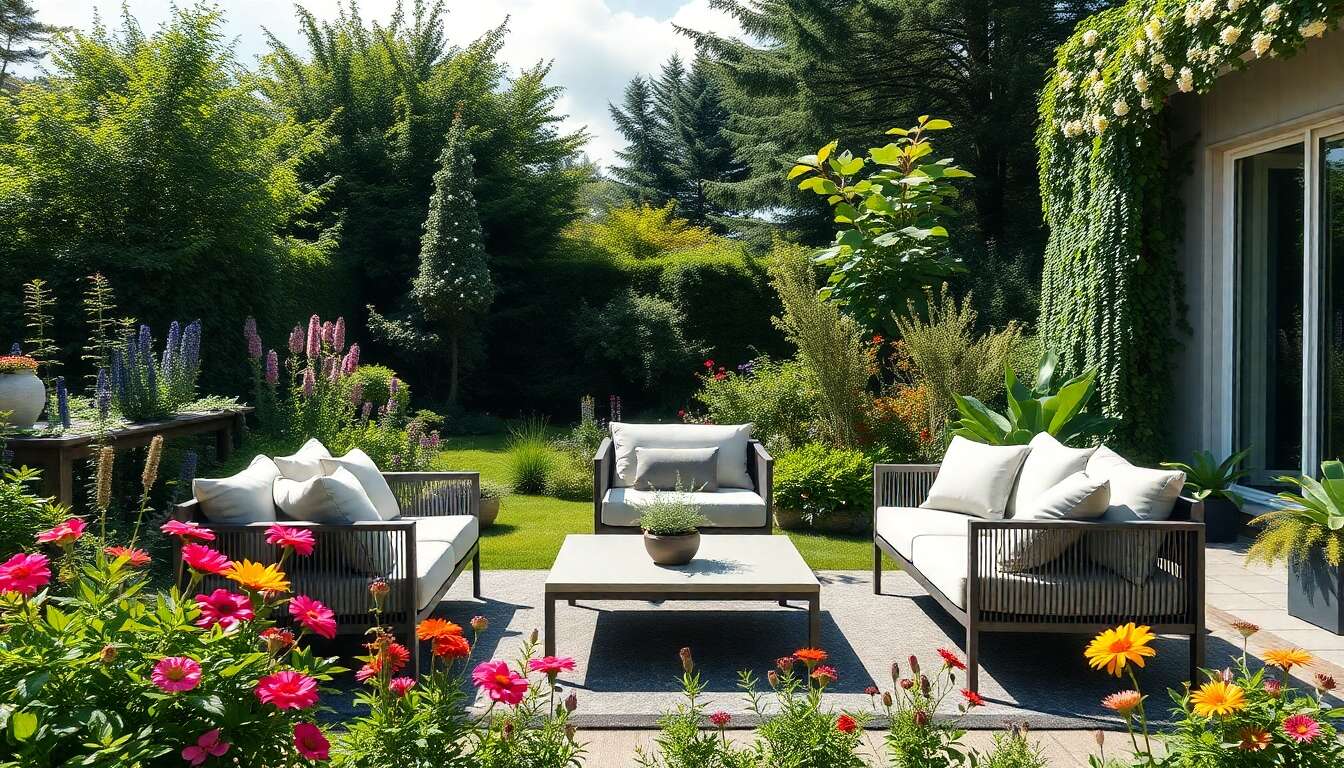 Décoration de jardin : du mobilier tendance et pratique