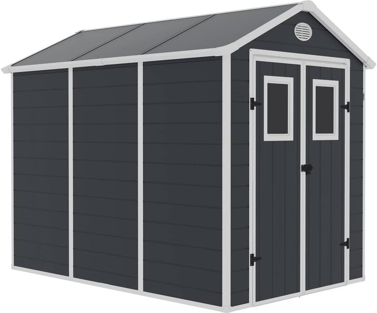 Test abri jardin Habitat et Jardin Texas 5.23 m² : résine antirouille/anti-UV