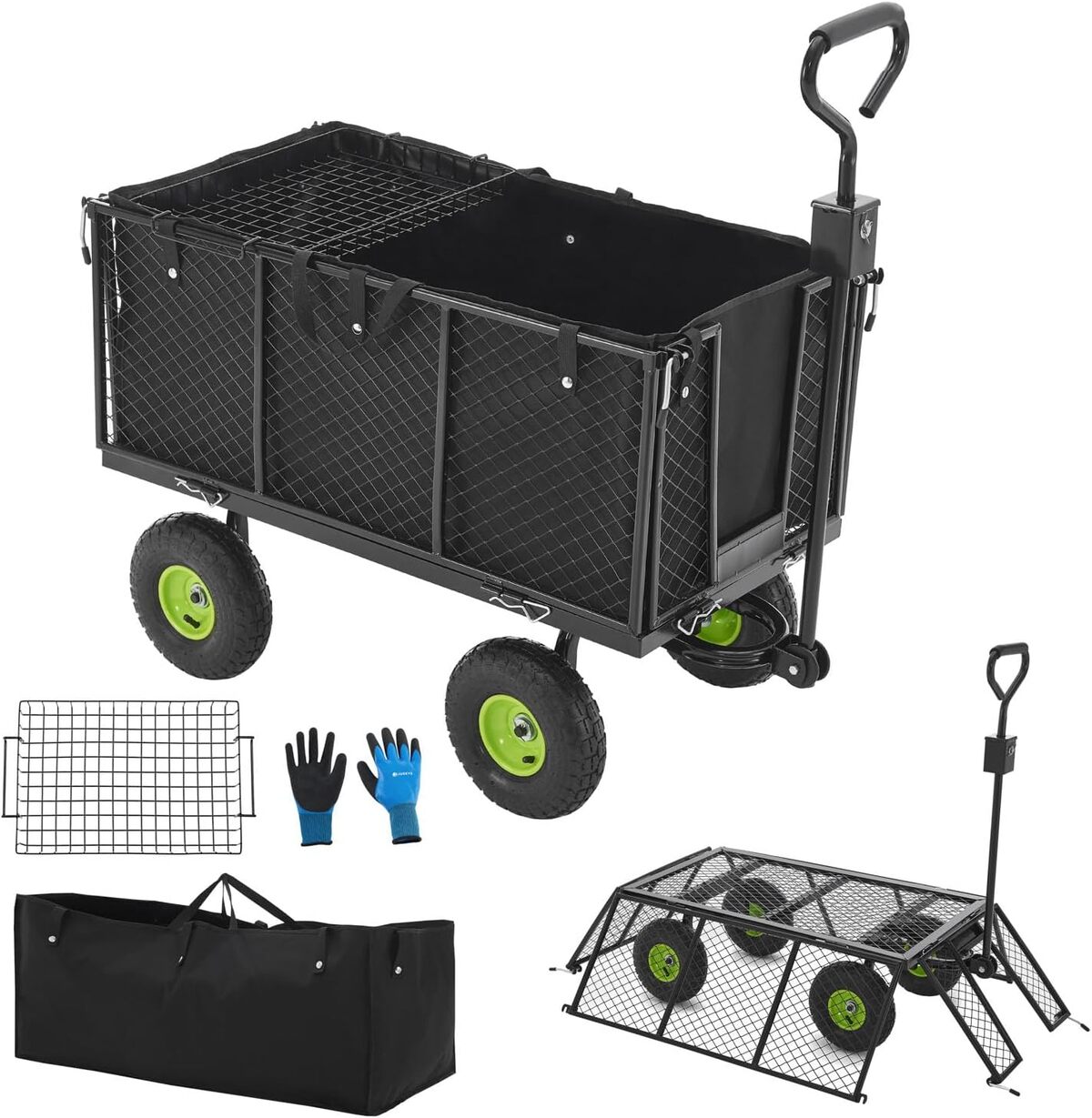 Test : chariot de jardin Juskys 550 kg, performant et pratique
