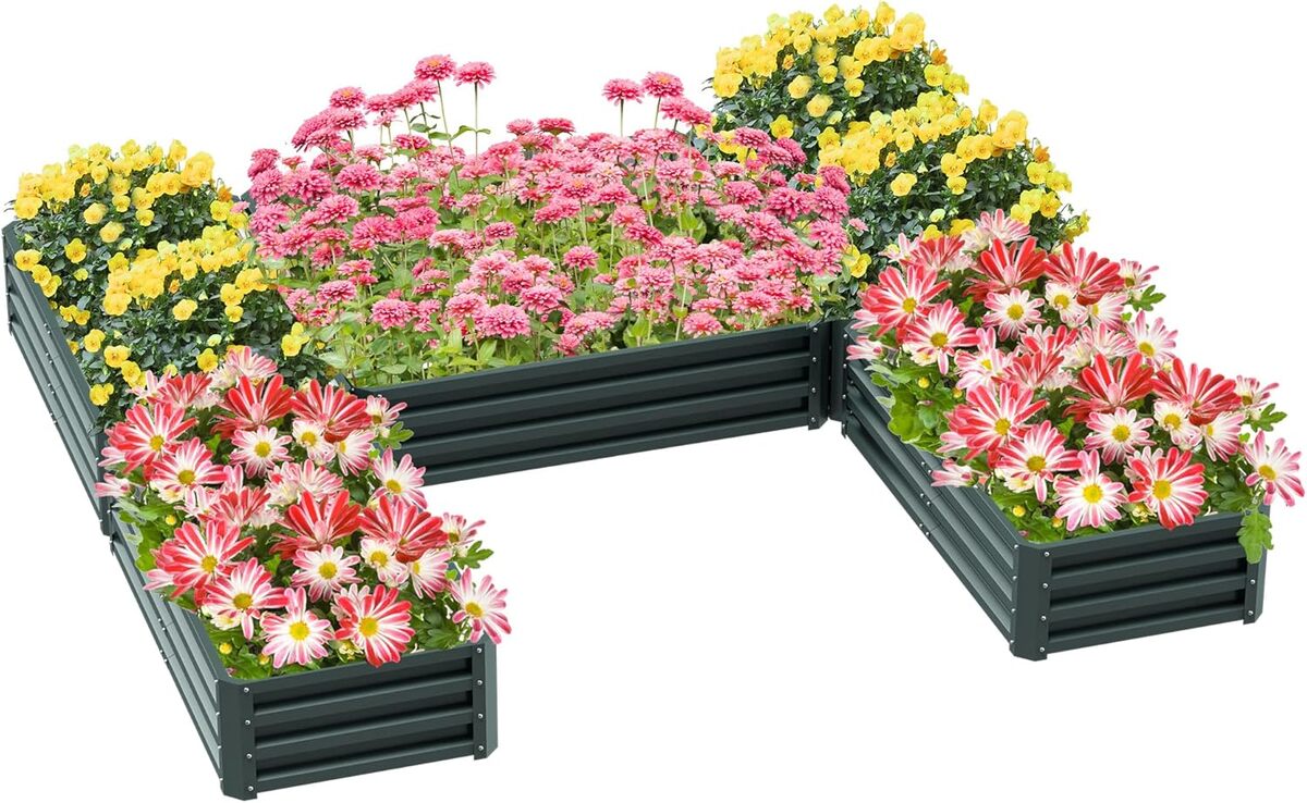 Test de la jardinière modulable Outsunny : ensemble de 5 pots