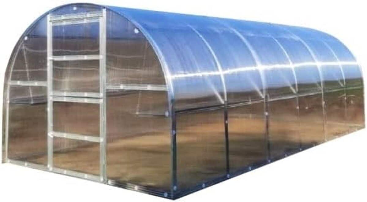 Test de la serre Klasika Baltic LT 3 x 6 m en polycarbonate 6 mm