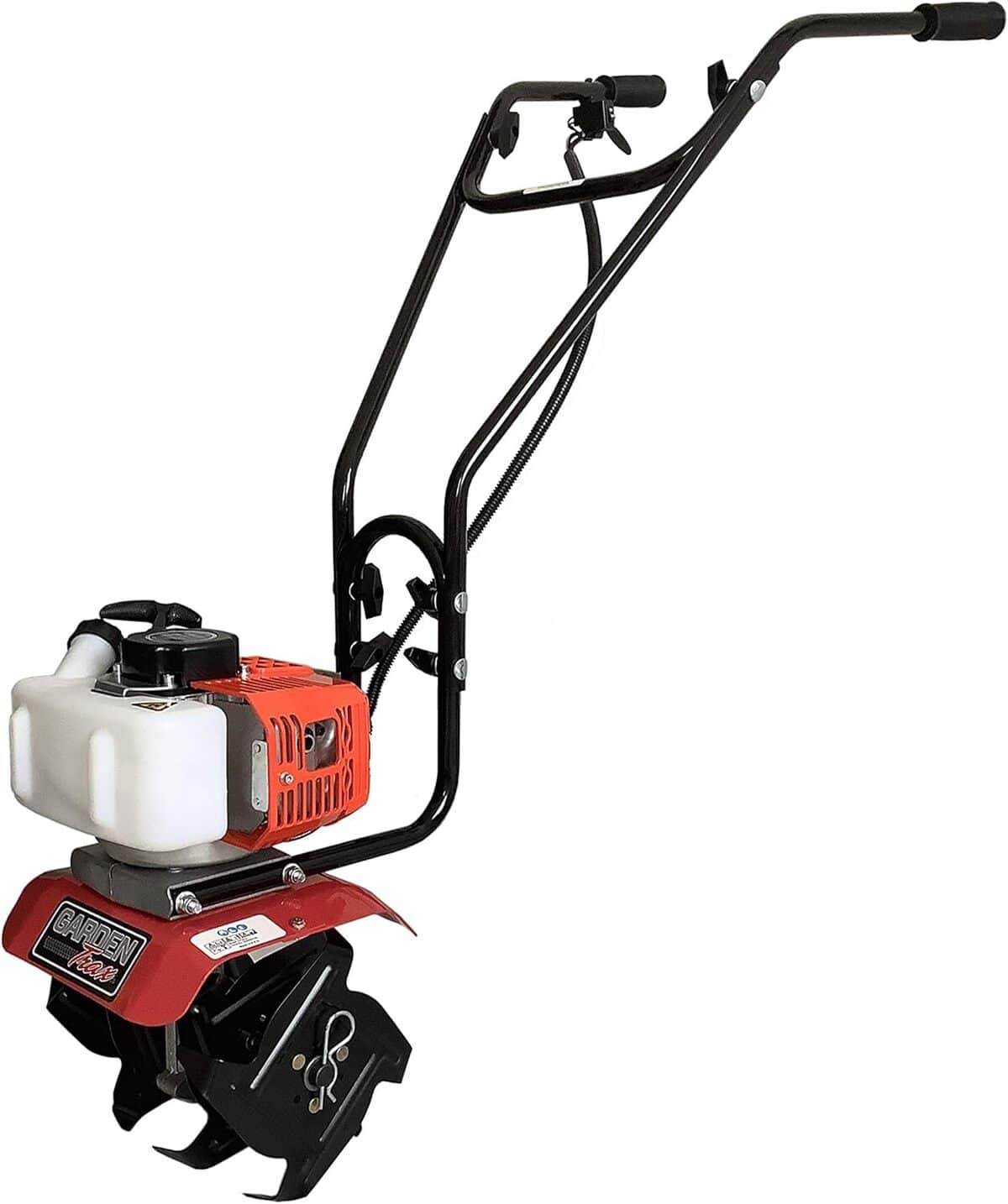 Test du Mini Tiller 33 cc de GardenTrax : cultivateur puissant