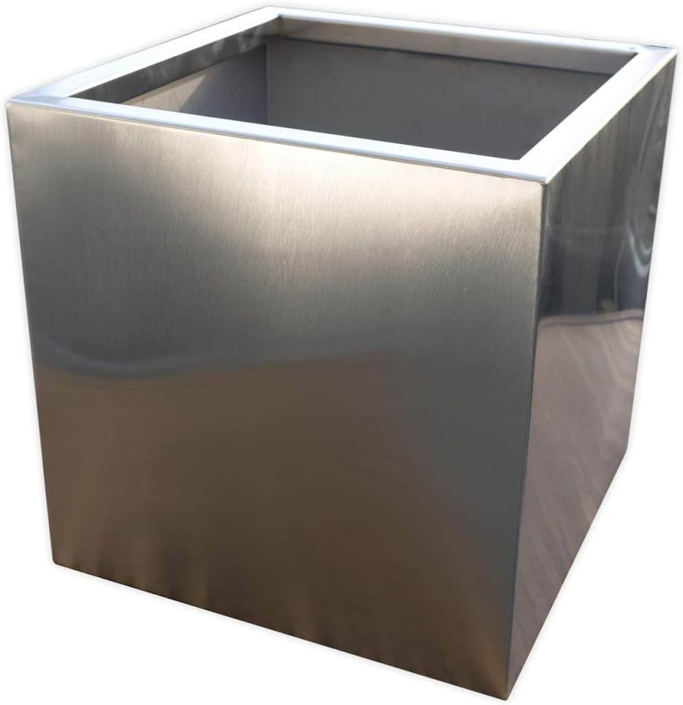 Test du pot à fleurs design Köhko® VIVO en acier inoxydable