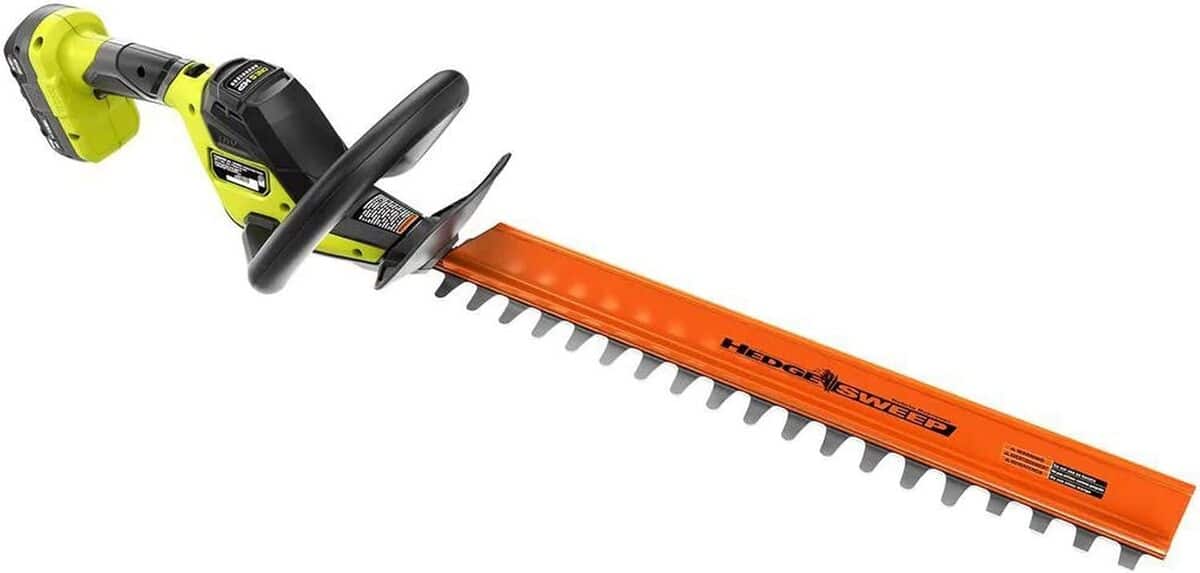 Test du taille-haie Ryobi One+ HP P2608 18 V, l'efficacité sans balais