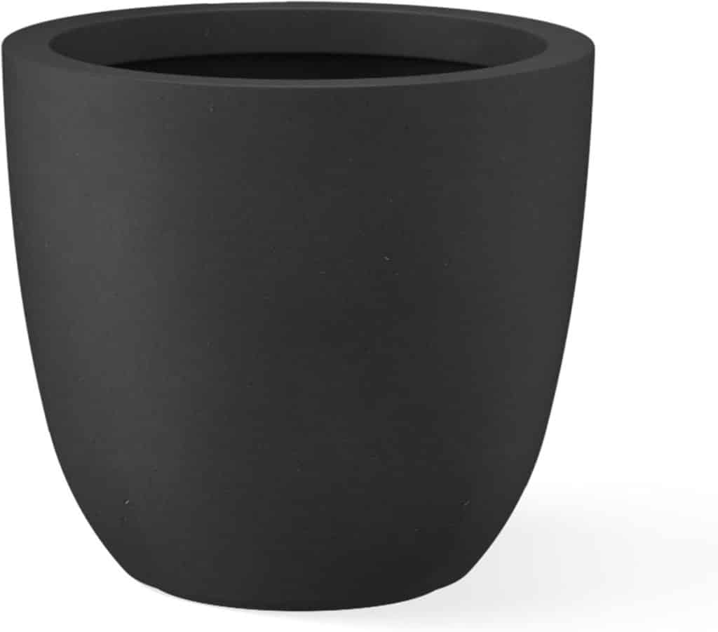 Test : jardinière Kante en béton noir 35, 6 cm