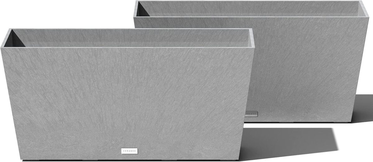 Test : jardinières Veradek Midori 78, 7 cm anthracite (lot de 2)
