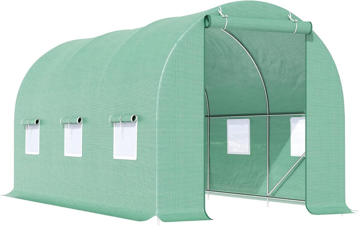 Test : serre tunnel Outsunny 4, 5x2 m en acier renforcé