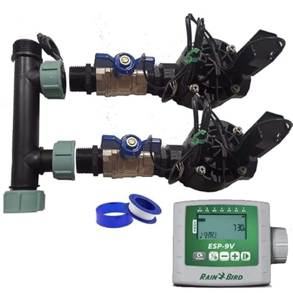 Test Suinga : arrosage automatique 2 zones avec programmateur et électrovannes Rain Bird