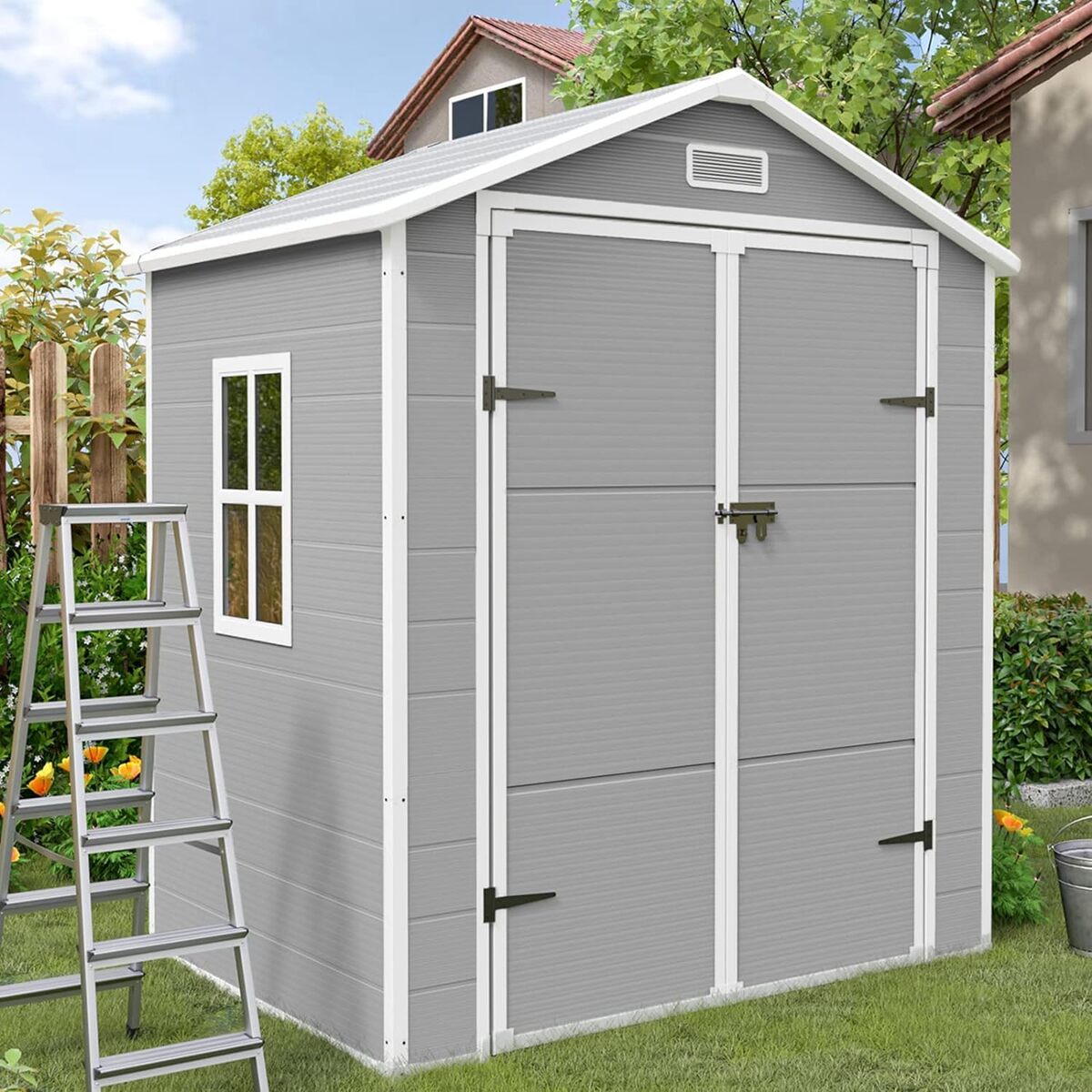 Test de l'abri de jardin résistant UDPATIO 4, 8 m³