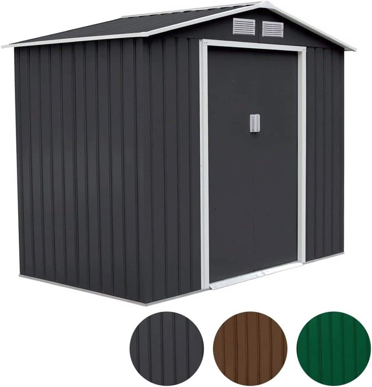 Test de l'abri de jardin Selle XXL en métal