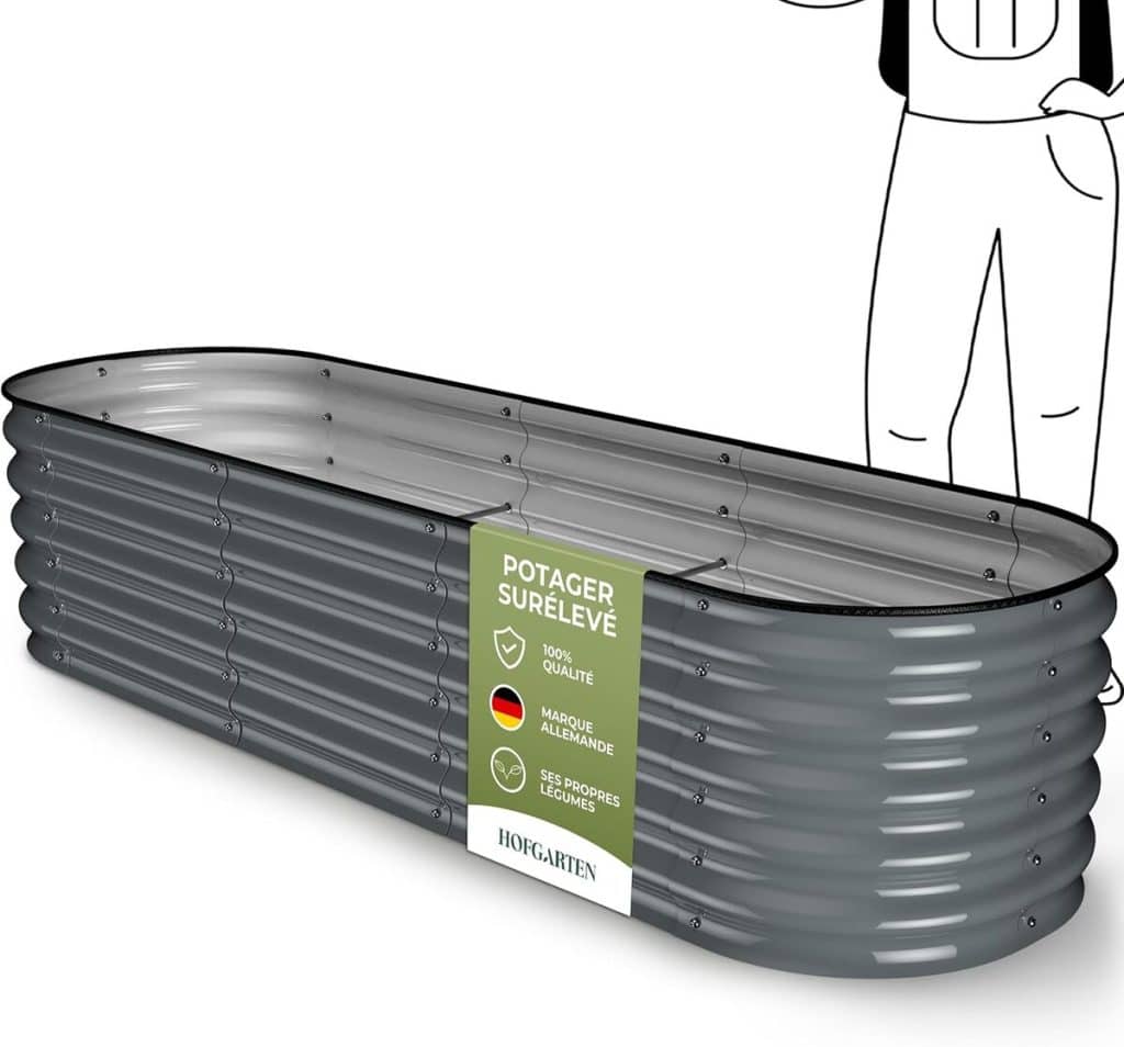 Test : potager surélevé Hofgarten QuickGrow en acier galvanisé