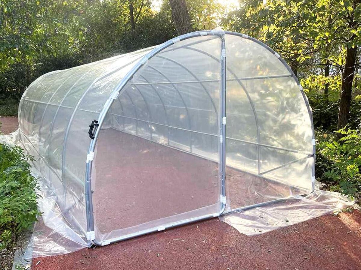 Test serre de jardin France Serres 24m² : tunnel bâche thermique