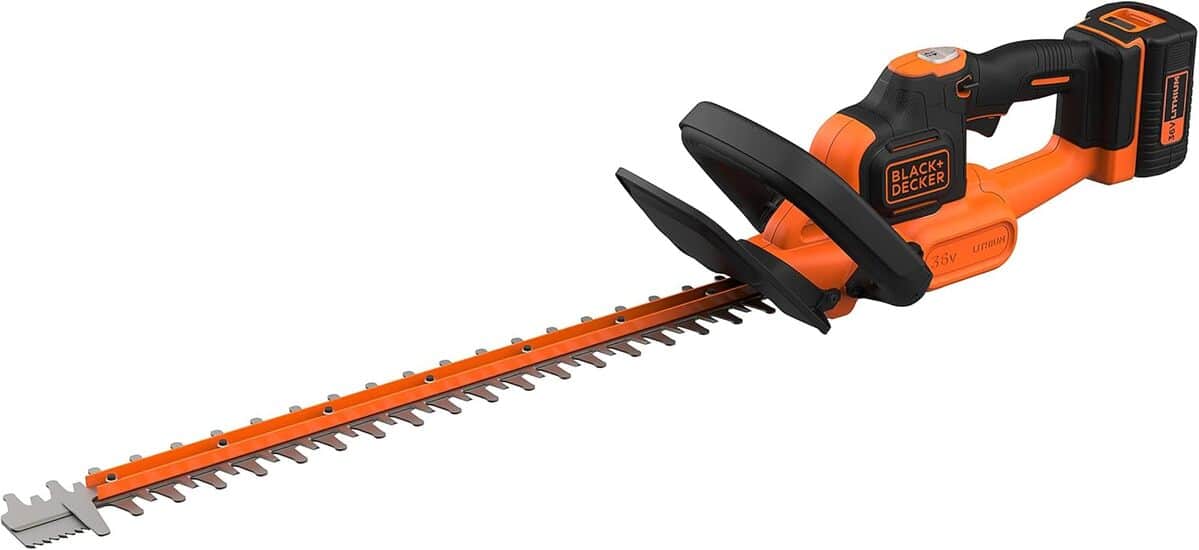 Test : taille-haies sans fil BLACK+DECKER 36V 55 cm
