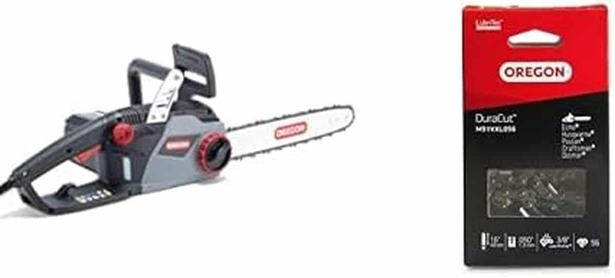Test : tronçonneuse électrique Oregon CS1400 2400W puissante