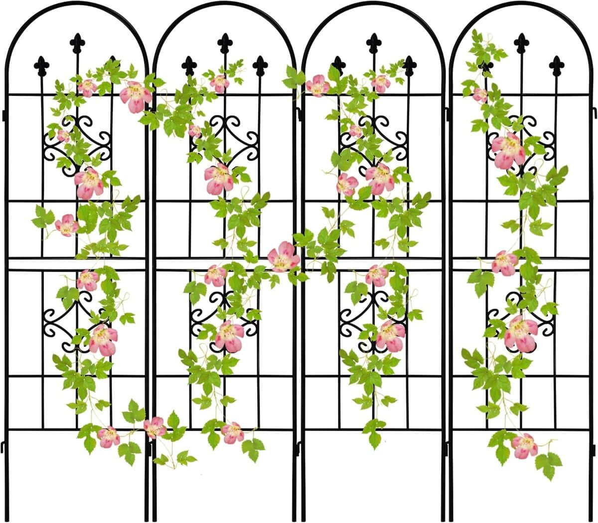 Avis sur le lot de 4 treillis de jardin rustiques LZRS