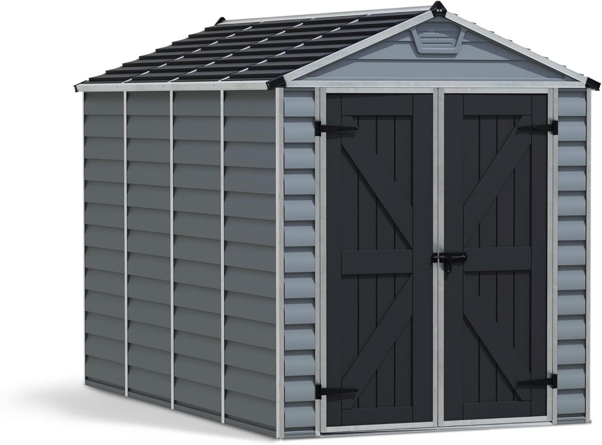 Test abri de jardin Canopia Skylight 5.6m² : cadre alu et panneaux polycarbonate