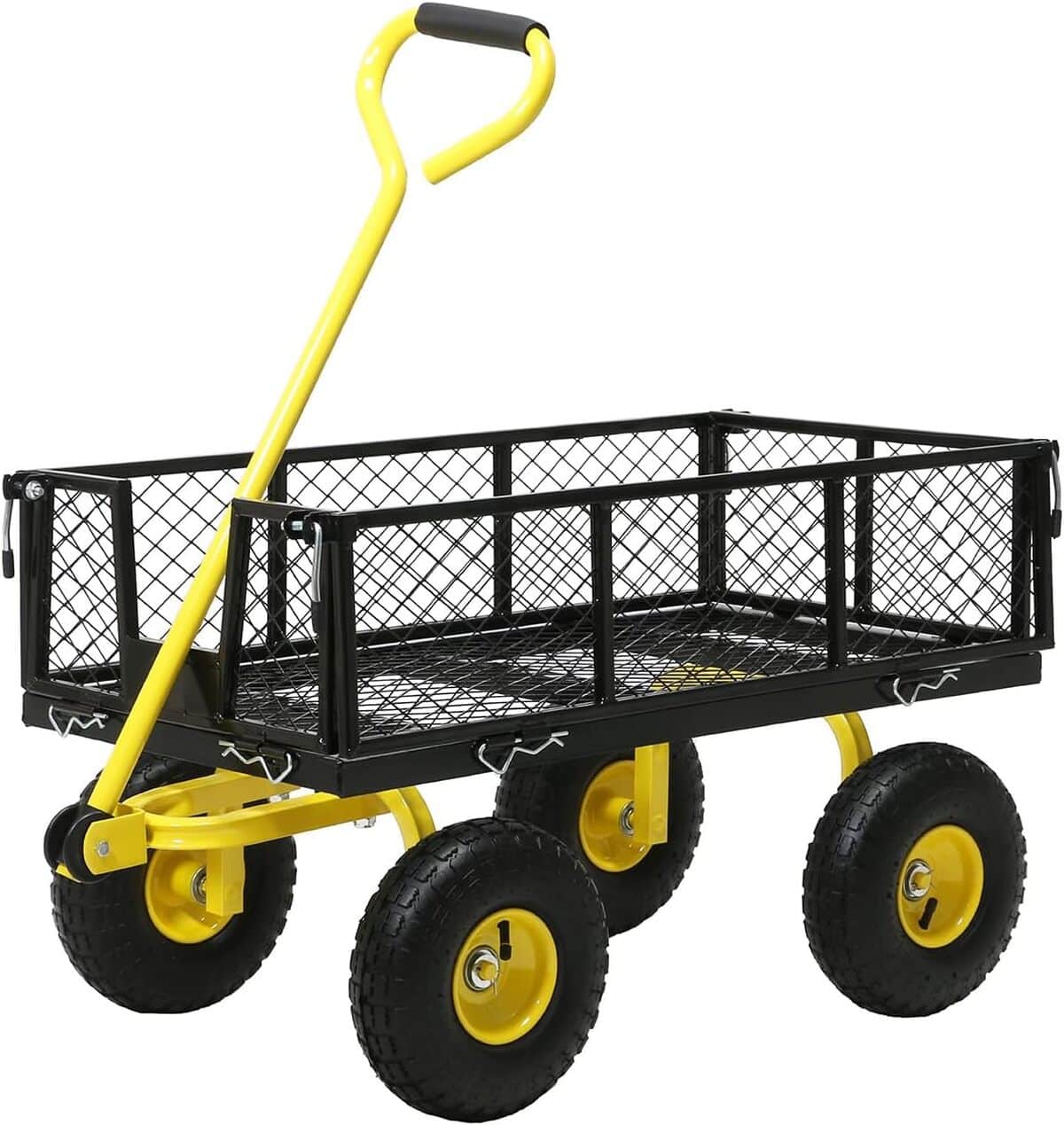 Test du chariot de jardin en acier 226 kg : robuste et pratique
