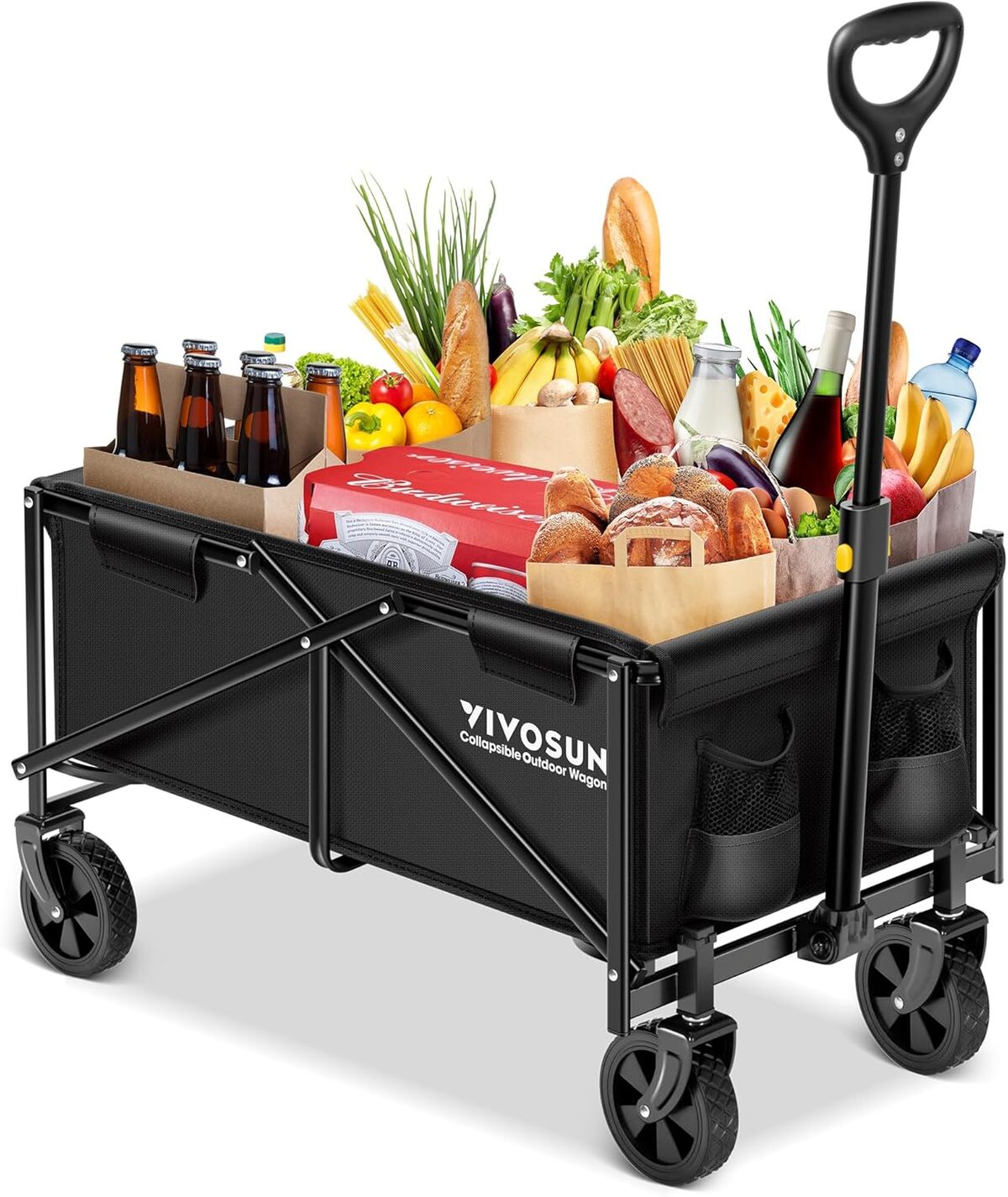 Test du chariot pliable extérieur VIVOSUN : polyvalence et capacité de 70 L
