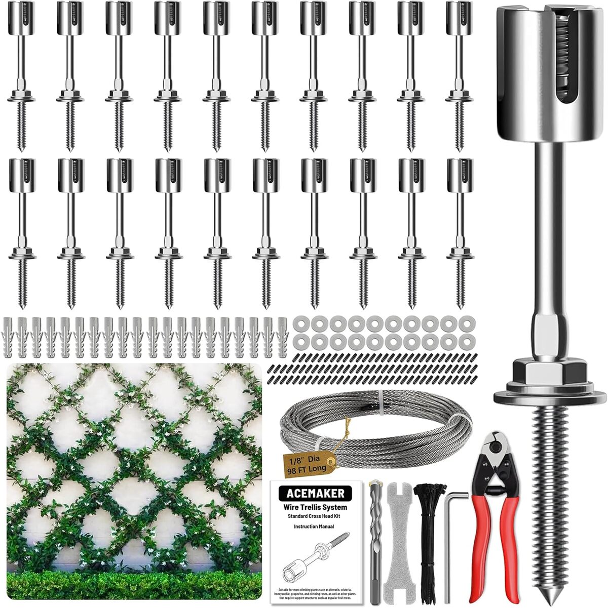 Test du kit de treillis Acemaker pour plantes grimpantes