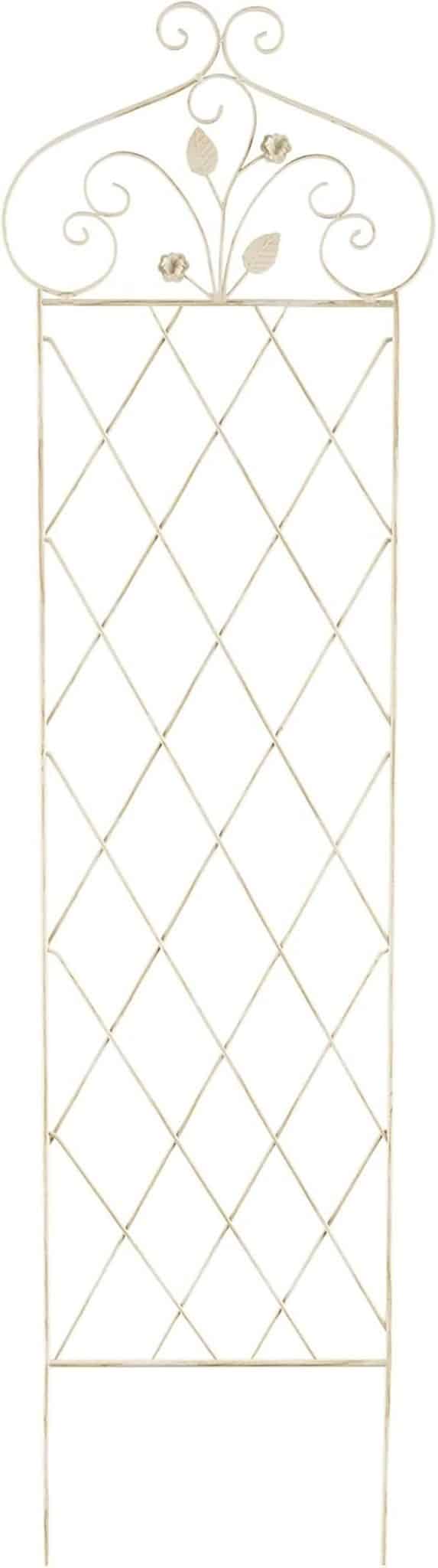 Test du Pure Garden 50-LG5077 : treillis de jardin élégant blanc antique