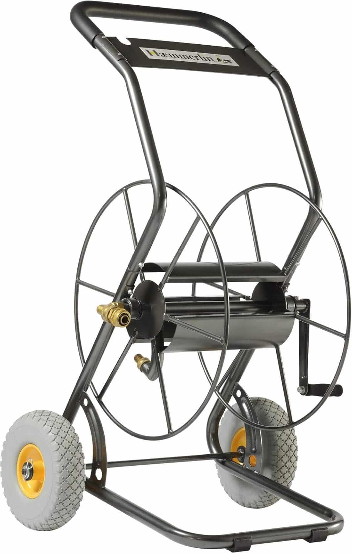 Test : haemmerlin dévidoir d'arrosage 2 roues 85m