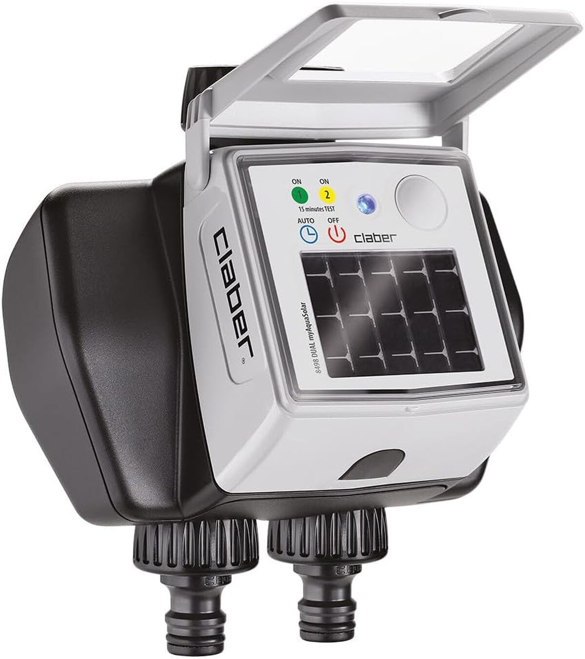 Test : programmateur Claber Dual myAquaSolar à deux voies