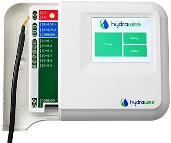 Hunter Hydrawise HC-1201i, Programmateur 12 stations avec connexion Wi-Fi, 230 VAC Programmateur intérieur en plastique