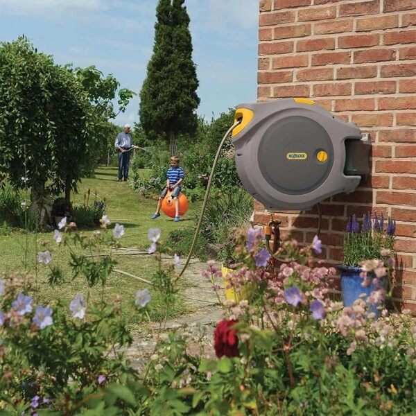 Dévidoir mural AUTO REEL avec tuyau de 40m - HOZELOCK - 2595R0000