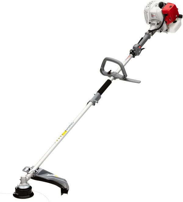 IKRA 4en1 Outil Multifonctions Thermique IBKH 33-1: débroussailleuse, Coupe-Bordure, élagueuse & Taille-haie télescopique