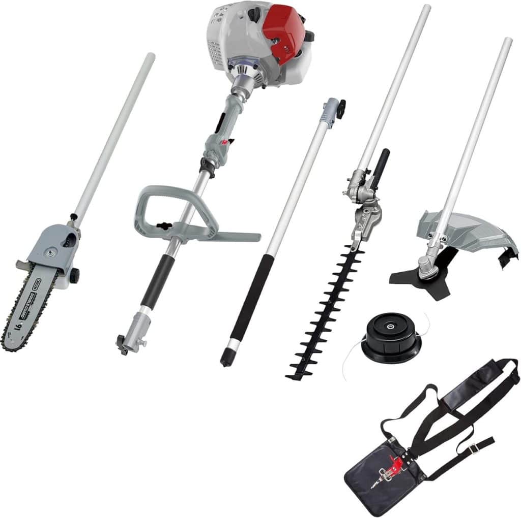 Test de l'outil multifonctions IKRA IBKH 33-1 : débroussailleuse et plus