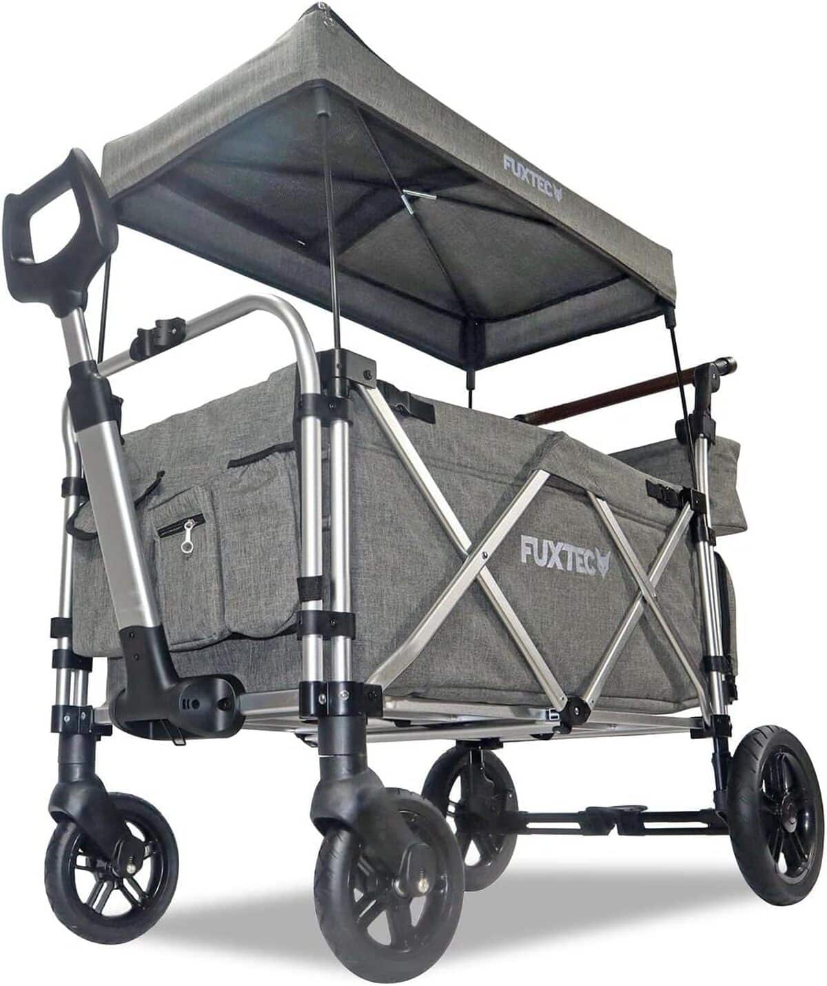 Test du chariot pliable Fuxtec Super Cruiser : capacité 75 kg
