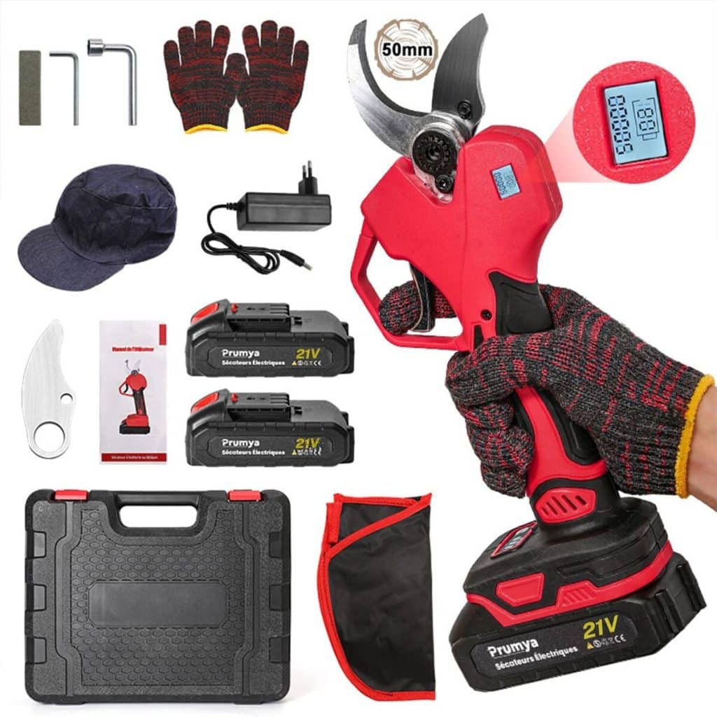 Test du sécateur électrique sans fil Oamger 50mm : performances et autonomie impressionnantes