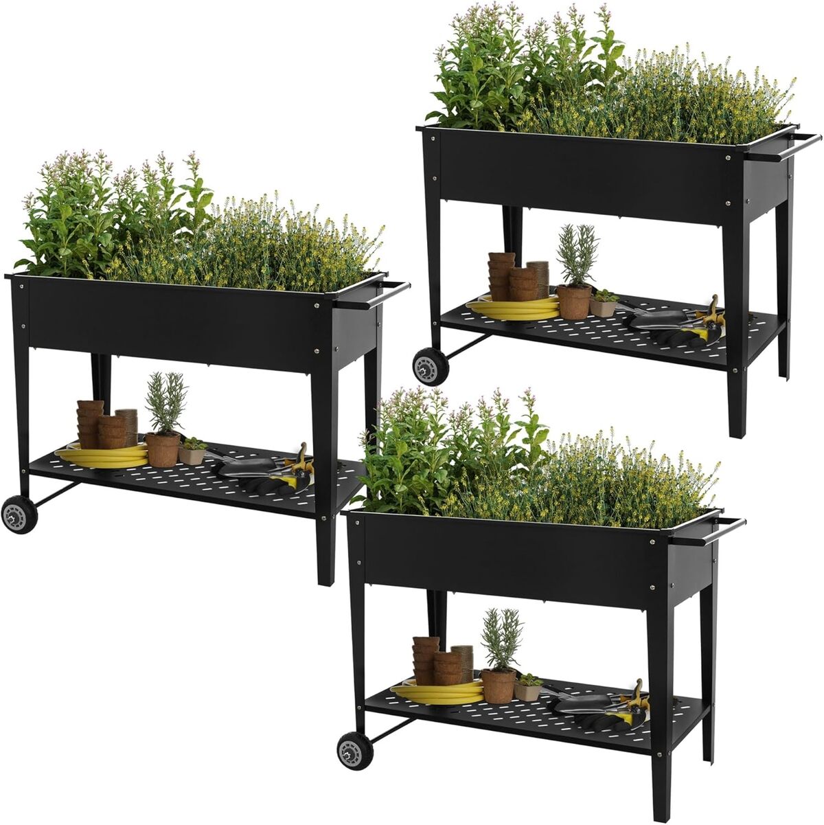 Test : jardinière surélevée ML-Design sur roulettes
