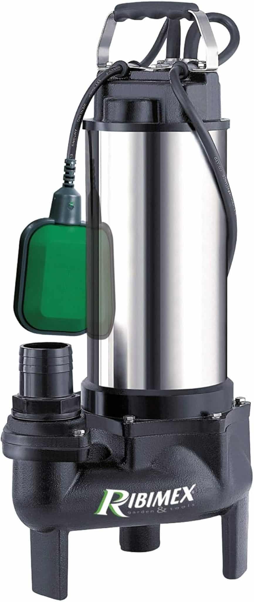 Test : pompe Ribimex 1500W pour eaux chargées